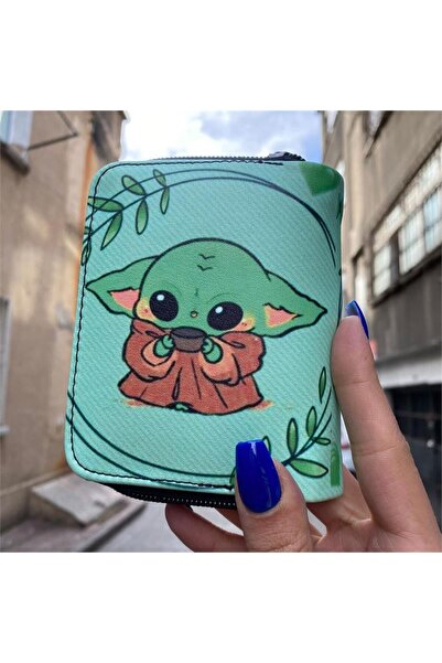 Karakedi محفظة بيبي يودا الخضراء القصيرة