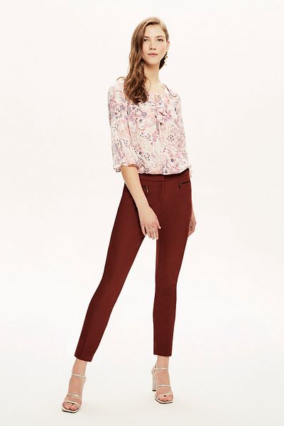 Naramaxx Zippered Ankle Length Slim Fit Trousers