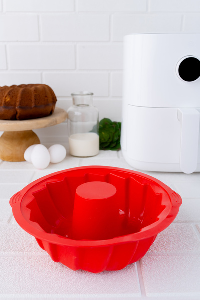 Twelve-in-one Airfryer Fireproof Cake Mold 22 Cm, Compatible with Air Fryers - Sl14