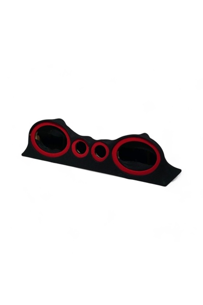 YSN TUNİNG Universal Kırmızı Renkli Oval Pandizot 6x9 cm