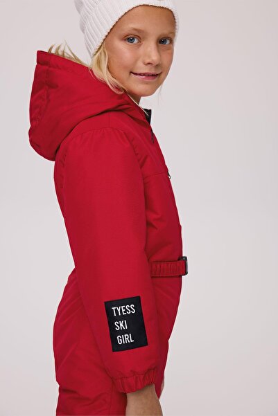 Tyess Bg Store Girl's Red Ski Suit