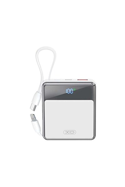 Xo 22.5w Fast Type-c Iphone Uyumlu Çift Kablolu 10000 Mah Taşınabilir Şarj Al...