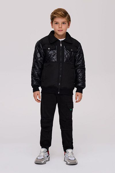 Bikkembergs Bg Store Boy's Black Coat