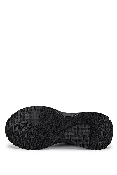 Tamer Tanca Kadın Hakiki Deri Siyah Rugan Sneakers & Spor Ayakkabı