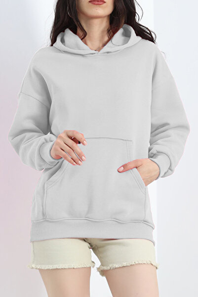 TAKE İT TOO Sweat Pink Gironda Kangaroo cu glugă - Cu buzunare, model 20960.1878