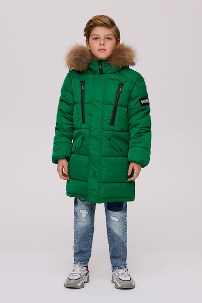 Bikkembergs Bg Store Boy's Green Coat