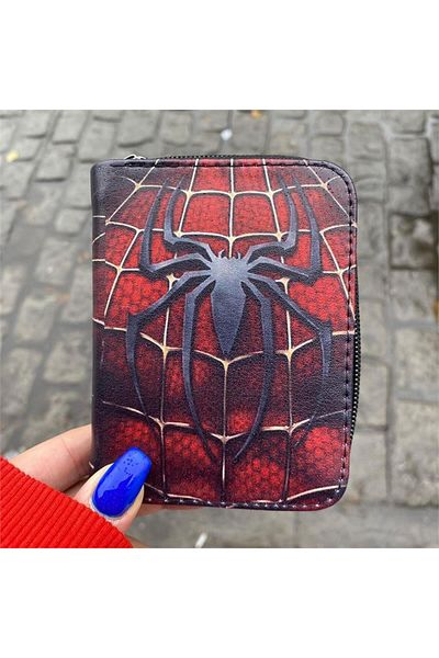 Karakedi Red Spider Short Wallet