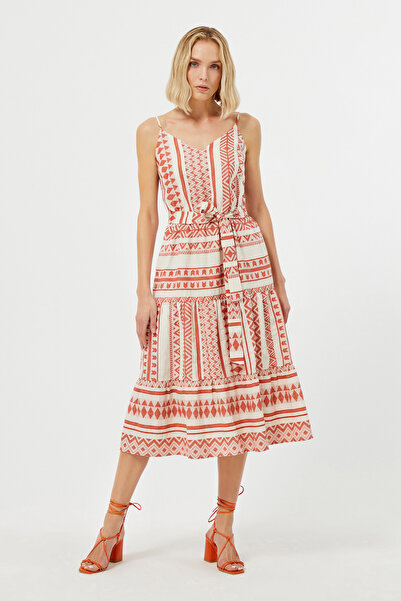 Naramaxx Askılı Midi Boy Elbise