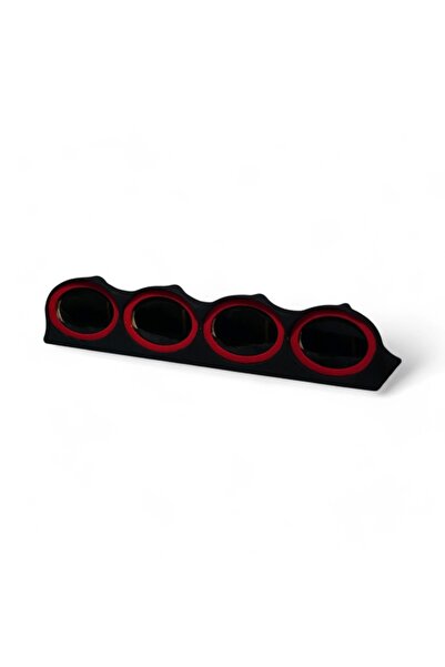 YSN TUNİNG Universal Kırmızı Renkli Oval Halkalı Pandizot 4x69 cm