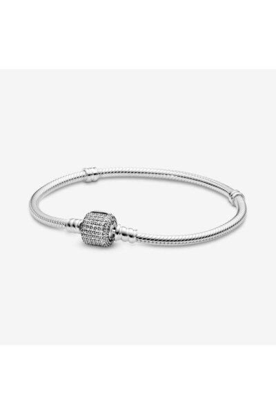 Pandora Gümüş Pavé Klipsli Bileklik 590723CZ 22cm