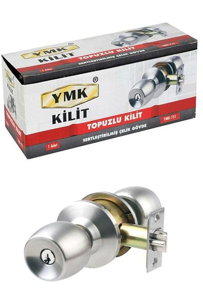 Yuma YMK-731 Hotel Type Stainless Lock with Knob Double Direction Openable Key