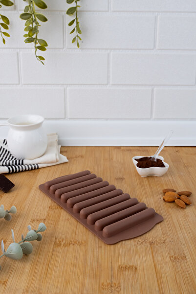 Silicolife Καφέ Φόρμα Σιλικόνης σε Σχήμα Δαχτύλων για Πάγο & Σοκολάτα – Διασκ...