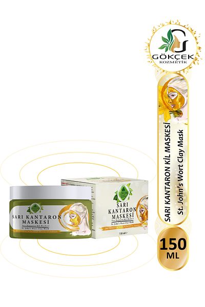 Gökçek Şifa St. John's Wort Clay Mask - St. John's Wort Clay Mask