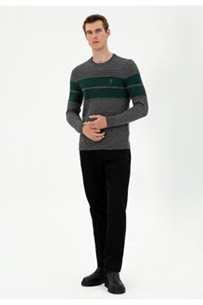 U.S. Polo Assn. U.S. Polo Assn. Donı Antrasit Erkek Kazak 1957267