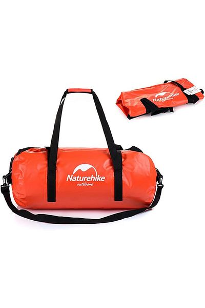 Naturehike Wet & Dry Waterproof Duffel Bag | Red | 120l | Waterproof | Pvc Nylon | Convertible