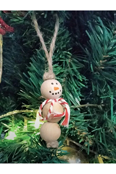 Seabella زينة شجرة عيد الميلاد رجل الثلج [10 قطع]