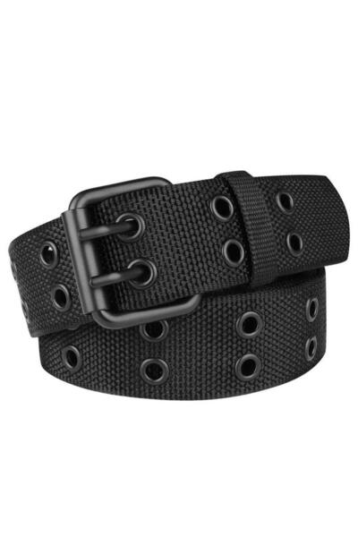 Karakedi Λεπτομερής καμβάς ζώνης μαύρης ματιών