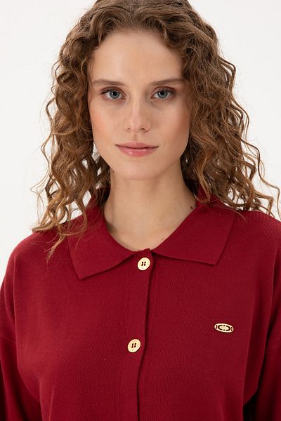 U.S. Polo Assn. Women's Cherry Sweater Cardigan 50297152 -Vr223