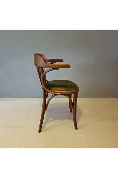 KleinHaus Furniture Ahşap Sandalye, Yemek Mutfak Sandalyesi, Gürgen Ağacı, Değiştirilebilir Döşeme ve Ahşap Rengi