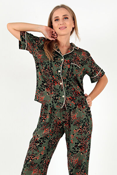 Doremi Print Short Sleeve Women's Pajamas Set