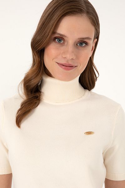 U.S. Polo Assn. Women's White High Top Sweater 50298029 -Vr013