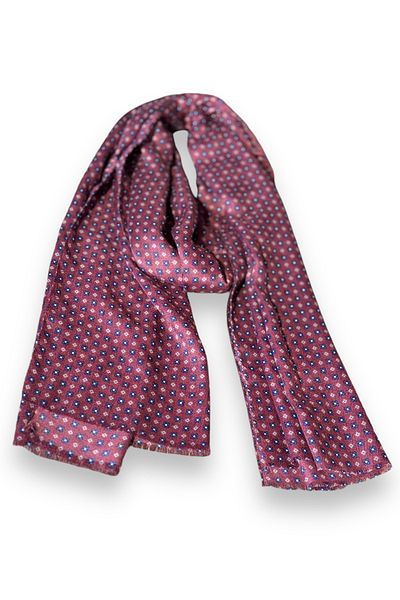 CROATE Wool Silk Printed Scarf