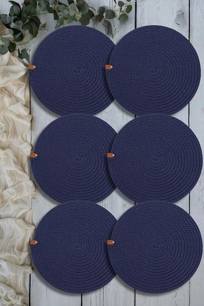 KURGAN TEKSTİL 6 farfurii din iuta / American Service Lux Presentation Plate Coaster
