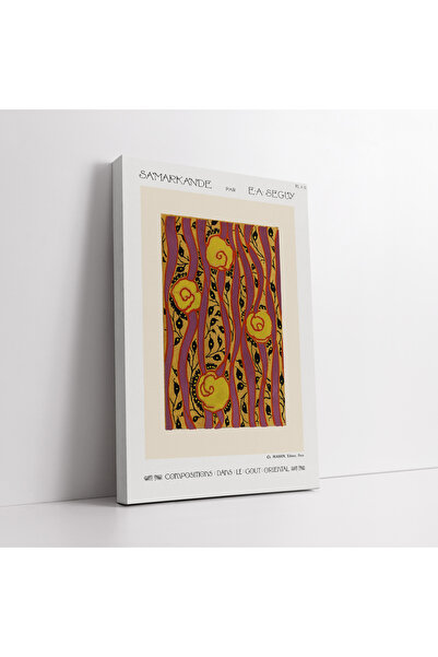 KOSS Dijital De la pictorii E.A. Seguy, modele florale galbene, pictură pe pâ...