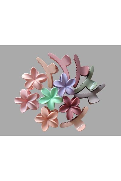 Lotus Set of 2 Colorful Latch Buckles