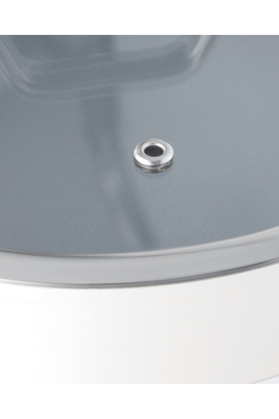 Madame Coco Nano Ceramic 4-Piece Sauce Set - White/Anthracite - 18-22 cm