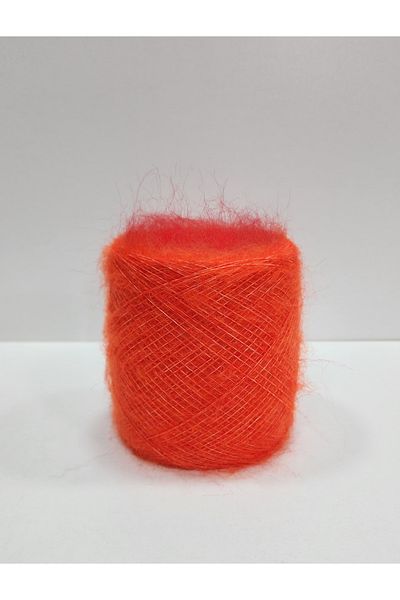 İPLİKOUTLET Ζωντανό Πορτοκαλί Elastane Acrylic Mohair 200 γραμμάρια
