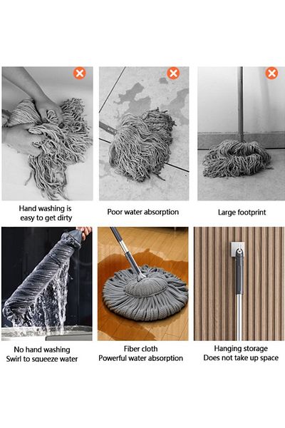 Skygo Squeeze Twisted Mop - Spare