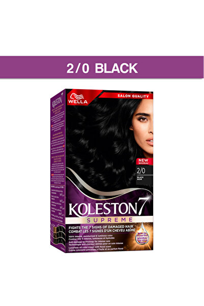 Wella Koleston Supreme Saç Rengi 2/0 Siyah