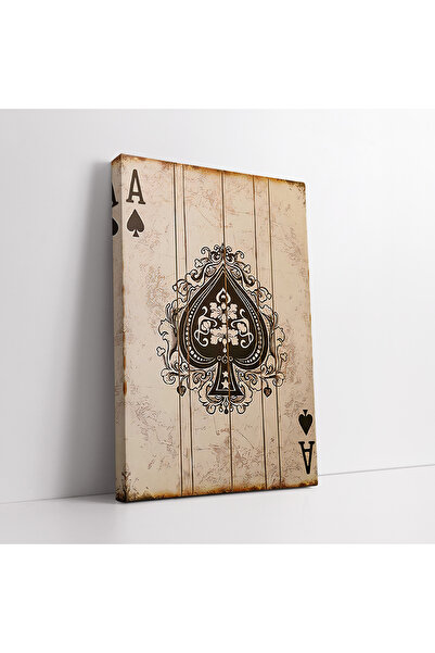 KOSS Dijital Pictură pe pânză cu cărți de joc de tris (Ace of Spades)