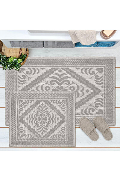 Evidea Set de 2 mopuri pentru curățare cu bucle Soft Chios Grey