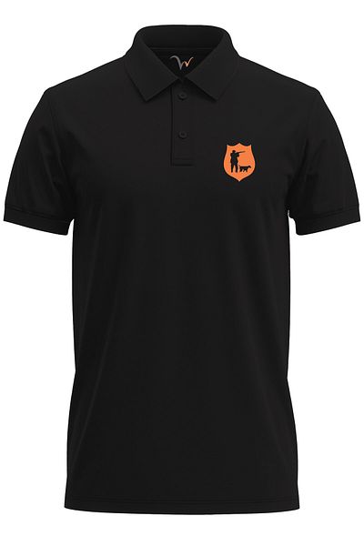 WİDİ تي شيرت Hunting Hunter Polo - قطن 100%، تصميم مطبوع، مقاس عادي
