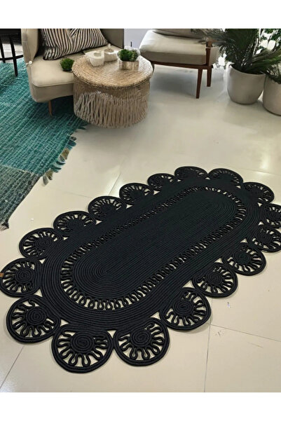 HomeTurko Moderin Hasır, Jüt Desenli, Naturel - Jüt Dekoratif Kilim, Paspas, ...