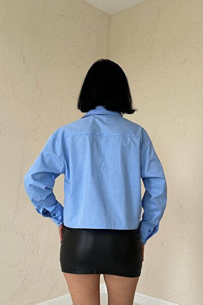 Store TAŞ İŞLEMELİ CEP DETAYLI GÖMLEK