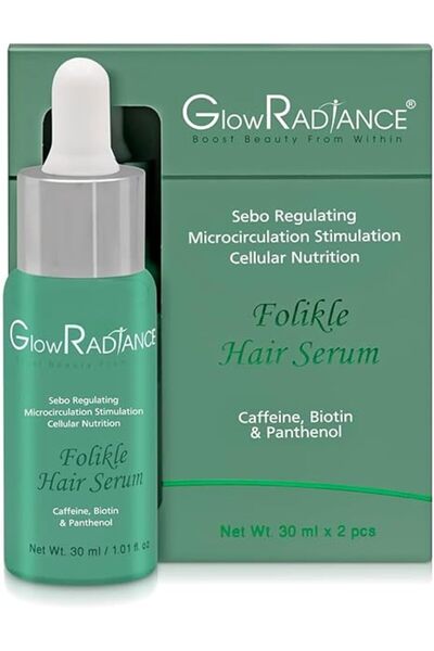 GLOW RADIANCE سيروم الشعر فوليكل 30 مل ( 1+1 )