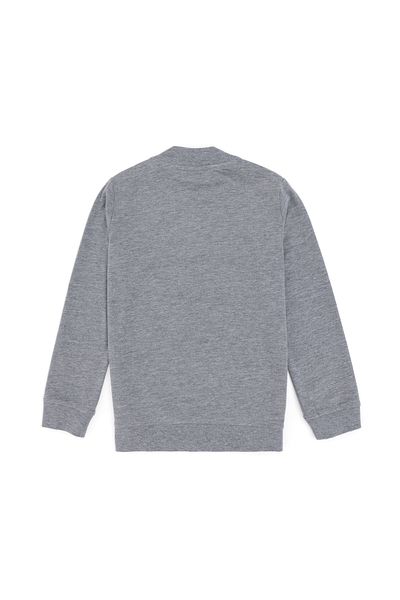 U.S. Polo Assn. Gray Melange Boy's Sweatshirt - Crew Neck 50297435 -Vr086