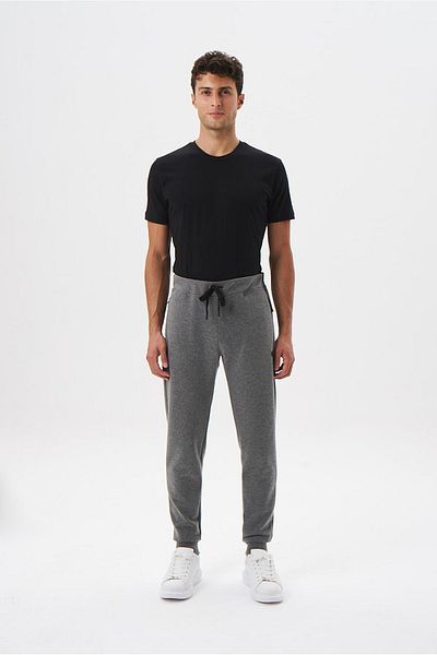 Arma Ανδρική αδιάβροχη αθλητική φόρμα Slim Fit Γκρι με τσέπες 28174998701