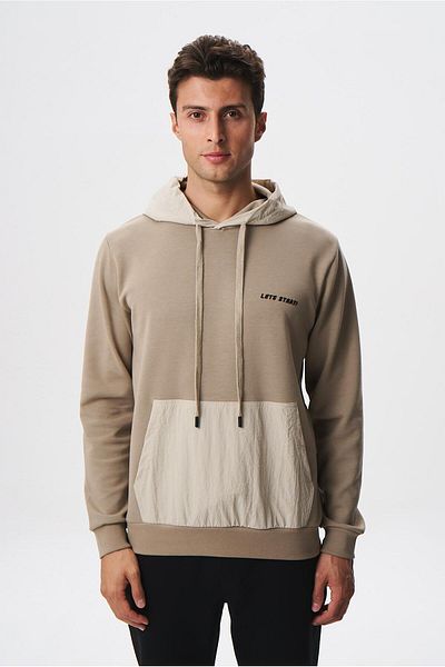 Arma Men's Hooded Sweatshirt - Slim Fit, Waterproof Scuba Fabric, Kangaroo Pocket - K2825