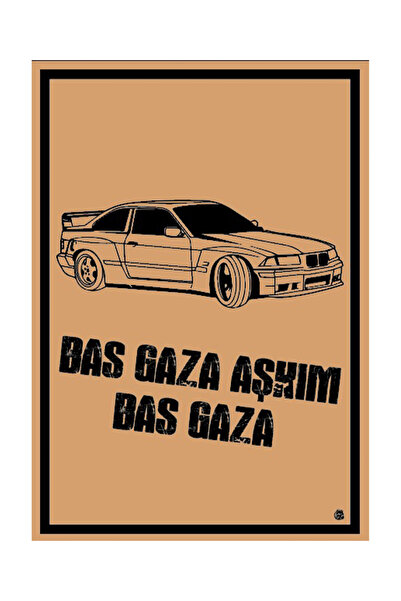 KERVANCUP AMBALAJ 35x50 Bas Gaza Aşkım Baskılı Oto Paspas 100 Adet