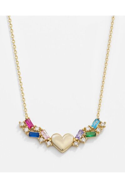 MEKS JEWELS 14 Ayar Altın Spring Heart Kolye