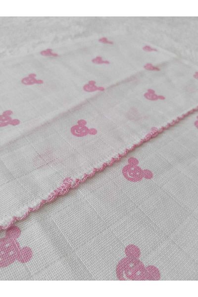Store Minnie Muslin Baby Blanket (Single Layer)