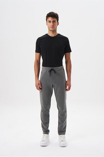 Arma Ανδρικό υφασμάτινο παντελόνι Scuba σε γκρι Slim Fit