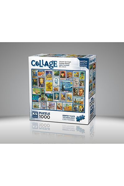 Ks Games Postage Stamps 1000 Piece Puzzle