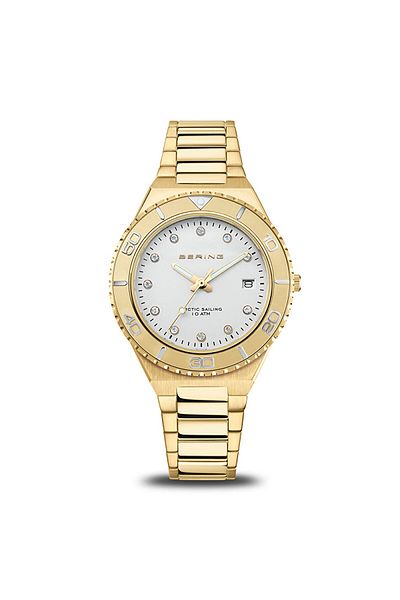 Bering 18936-734 Women's Golden Yellow Steel Watch