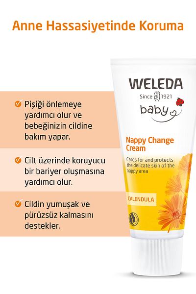 Weleda 75 ml Calendula Organic Diaper Rash Cream