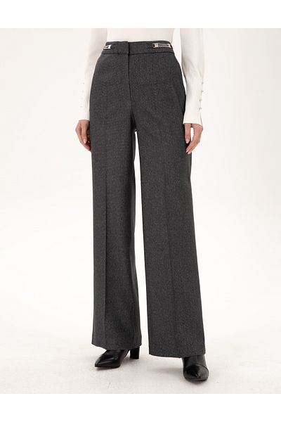 Pierre Cardin Anthracite Fabric Trousers 50294112 -Vr006